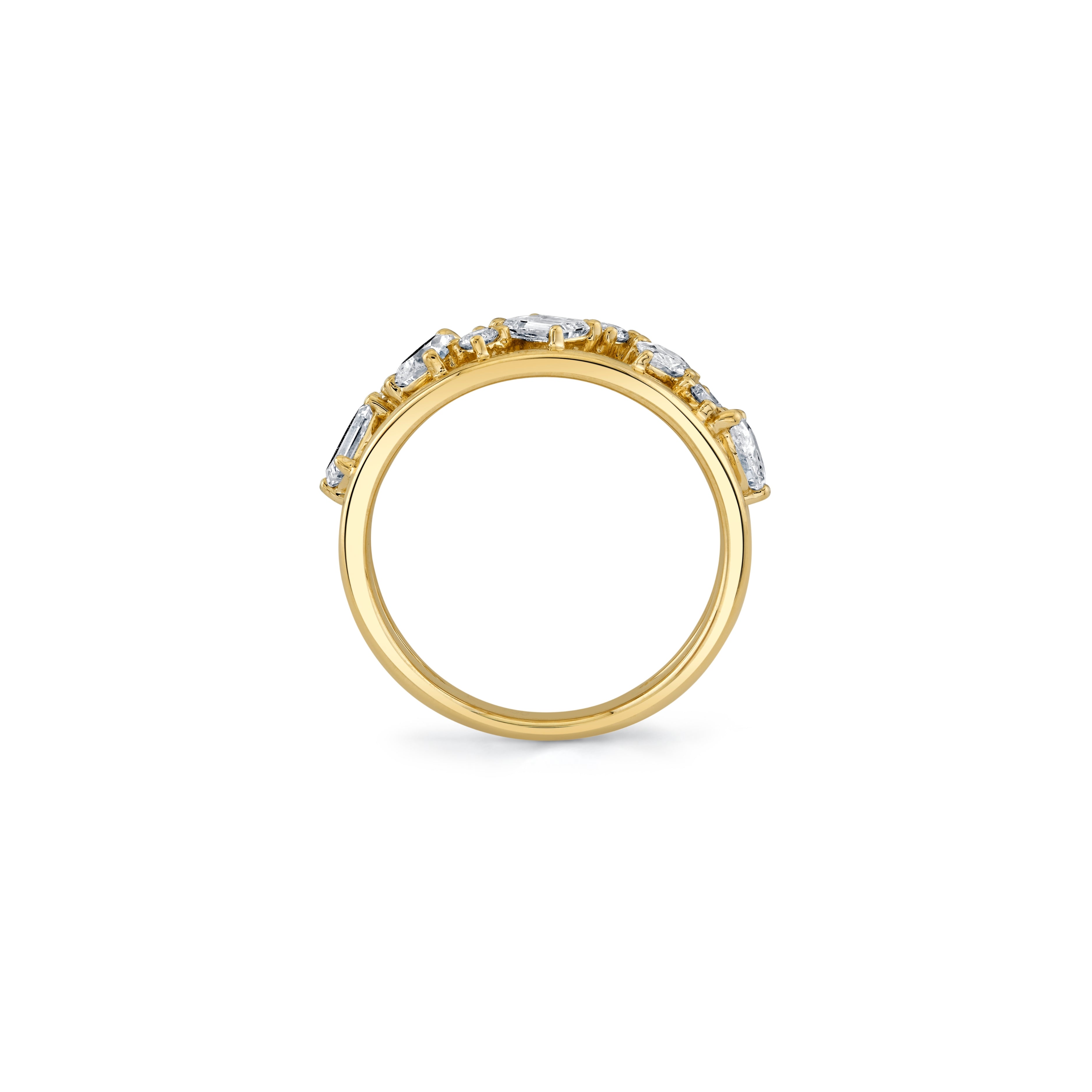 MICHAEL M Fashion Rings Montage Double Band Ring