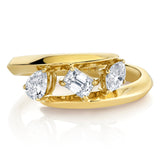 MICHAEL M Fashion Rings Montage Knife Edge Bypass Ring