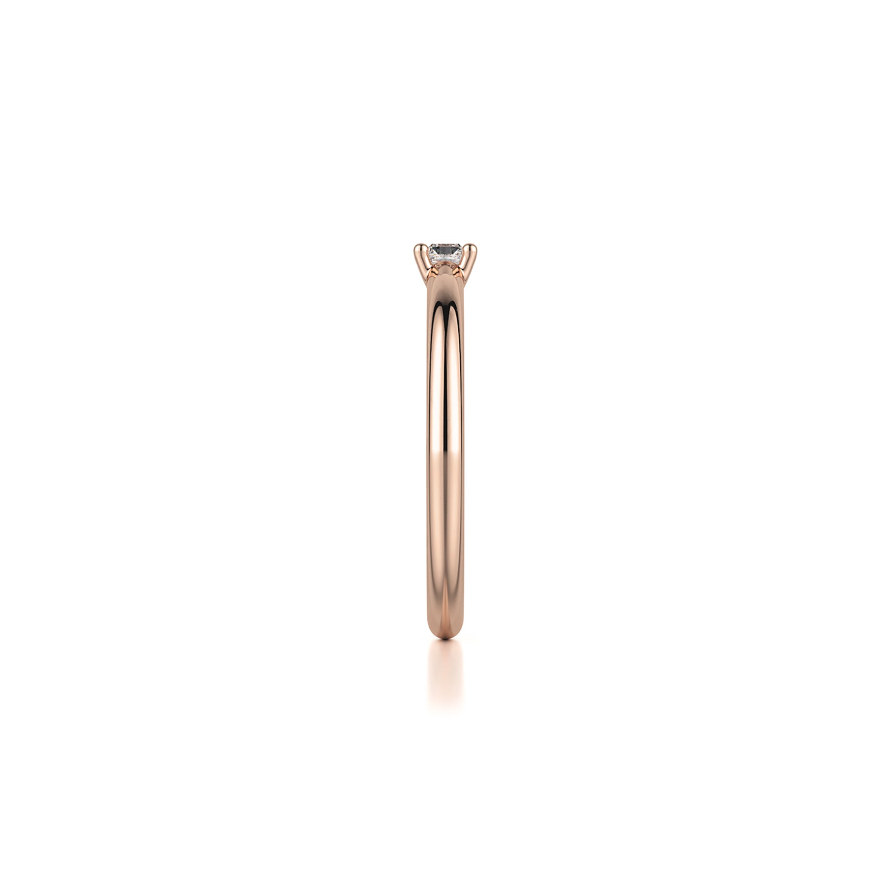 MICHAEL M Fashion Rings Petite Solitaire Diamond Ring