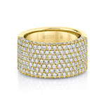 MICHAEL M High Jewelry 18K Yellow Gold / 6.5 Europa 9 Row Band MR140