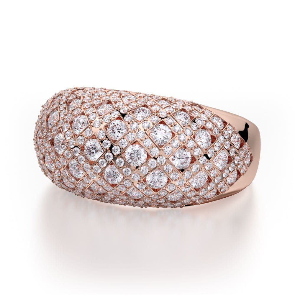 MICHAEL M High Jewelry Dome Diamond Ring