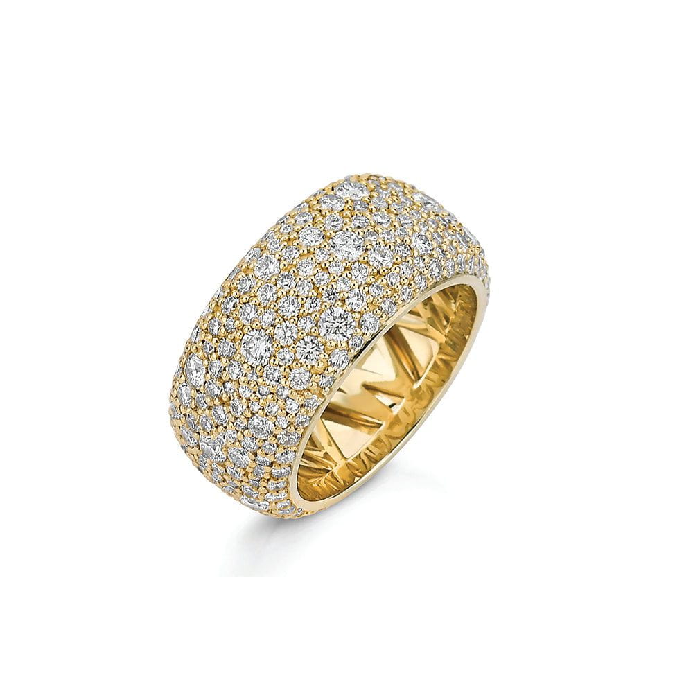 MICHAEL M High Jewelry Europa Dome Eternity Ring