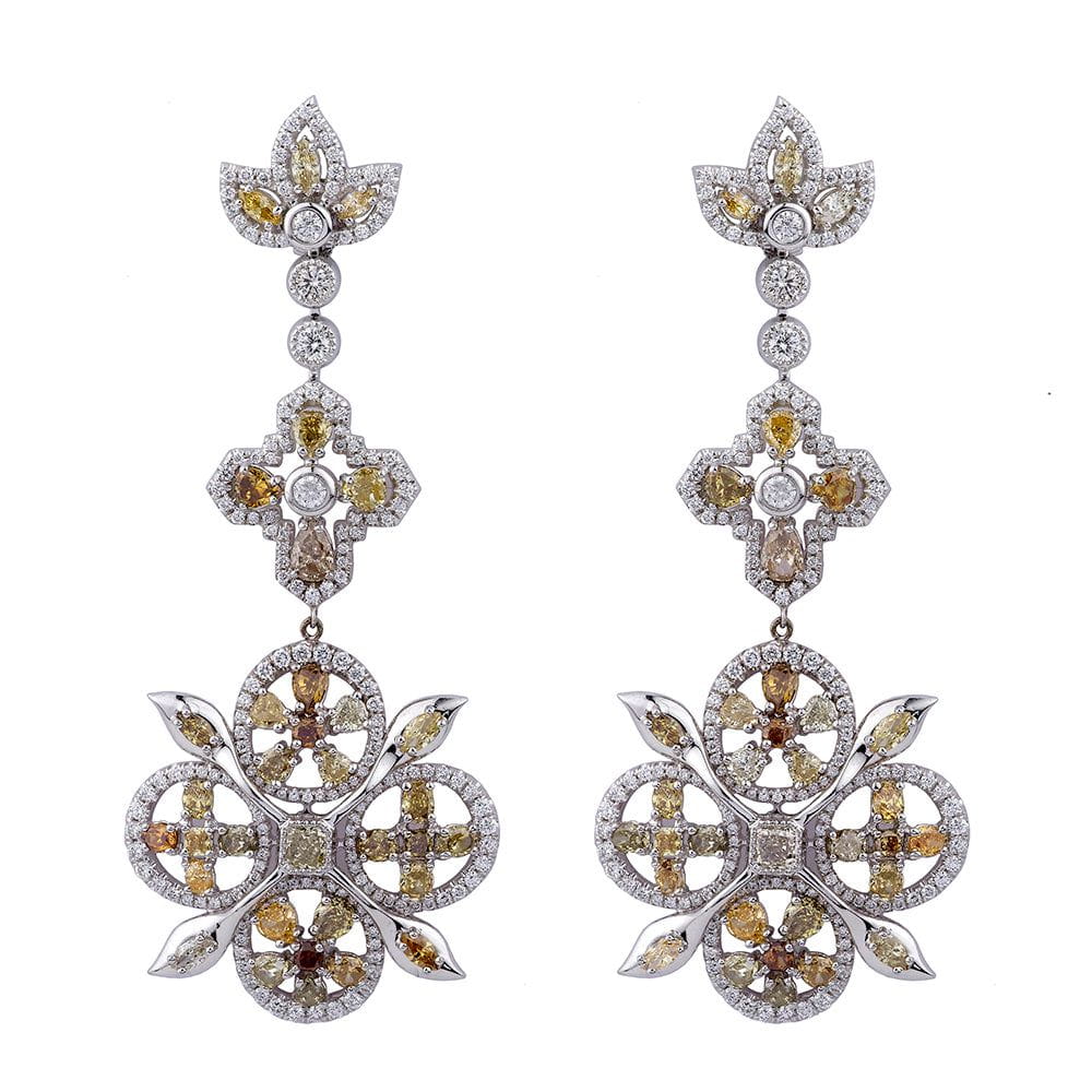 MICHAEL M High Jewelry European Vintage Drop Earrings ER202