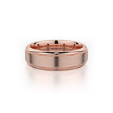 MICHAEL M Men's 14K Rose Gold / 7 Men's Band MB101 MB-101YG14K