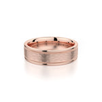 MICHAEL M Men's 14K Rose Gold / 7 Men's Band MB102 MB-102RG14K