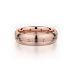 MICHAEL M Men's 14K Rose Gold / 7 Men's Band MB104 MB-104RG14K