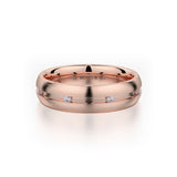 MICHAEL M Men's 14K Rose Gold / 7 Men's Band MB104 MB-104RG14K