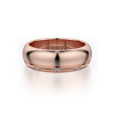 MICHAEL M Men's 14K Rose Gold / 7 Men's Band MB105 MB-105RG14K