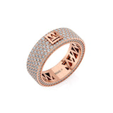 MICHAEL M Men's 14K Rose Gold / 7 Men's Band MB119