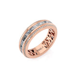 MICHAEL M Men's 14K Rose Gold / 7 Men's Band MB124