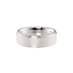 MICHAEL M Men's 14K White Gold / 7 Men's Band MB103