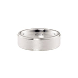 MICHAEL M Men's 14K White Gold / 7 Men's Band MB103