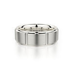 MICHAEL M Men's 14K White Gold / 7 Men's Band MB108 MB-108WG14K