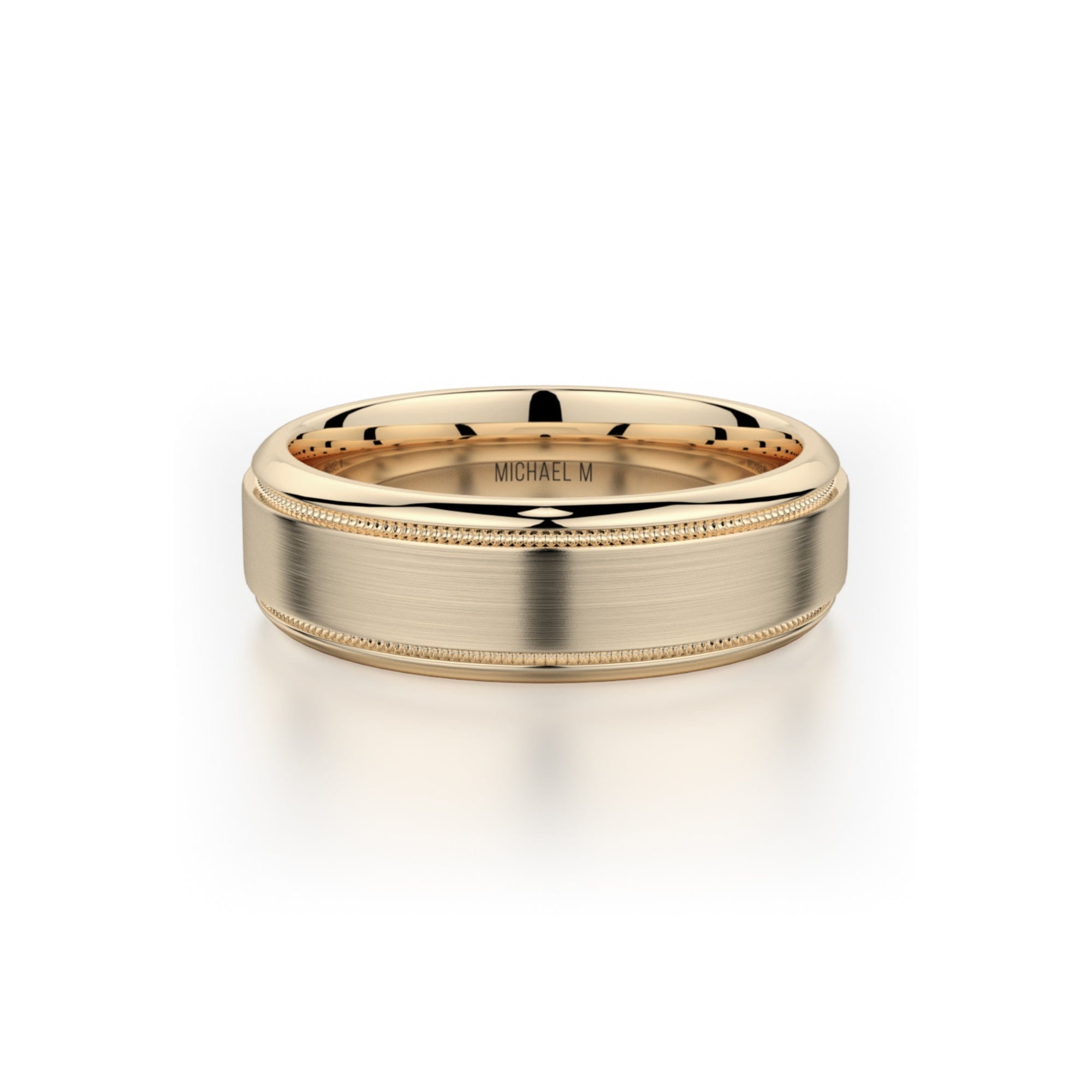 MICHAEL M Men's 14K Yellow Gold / 7 Men's Band MB101 MB-101YG14K