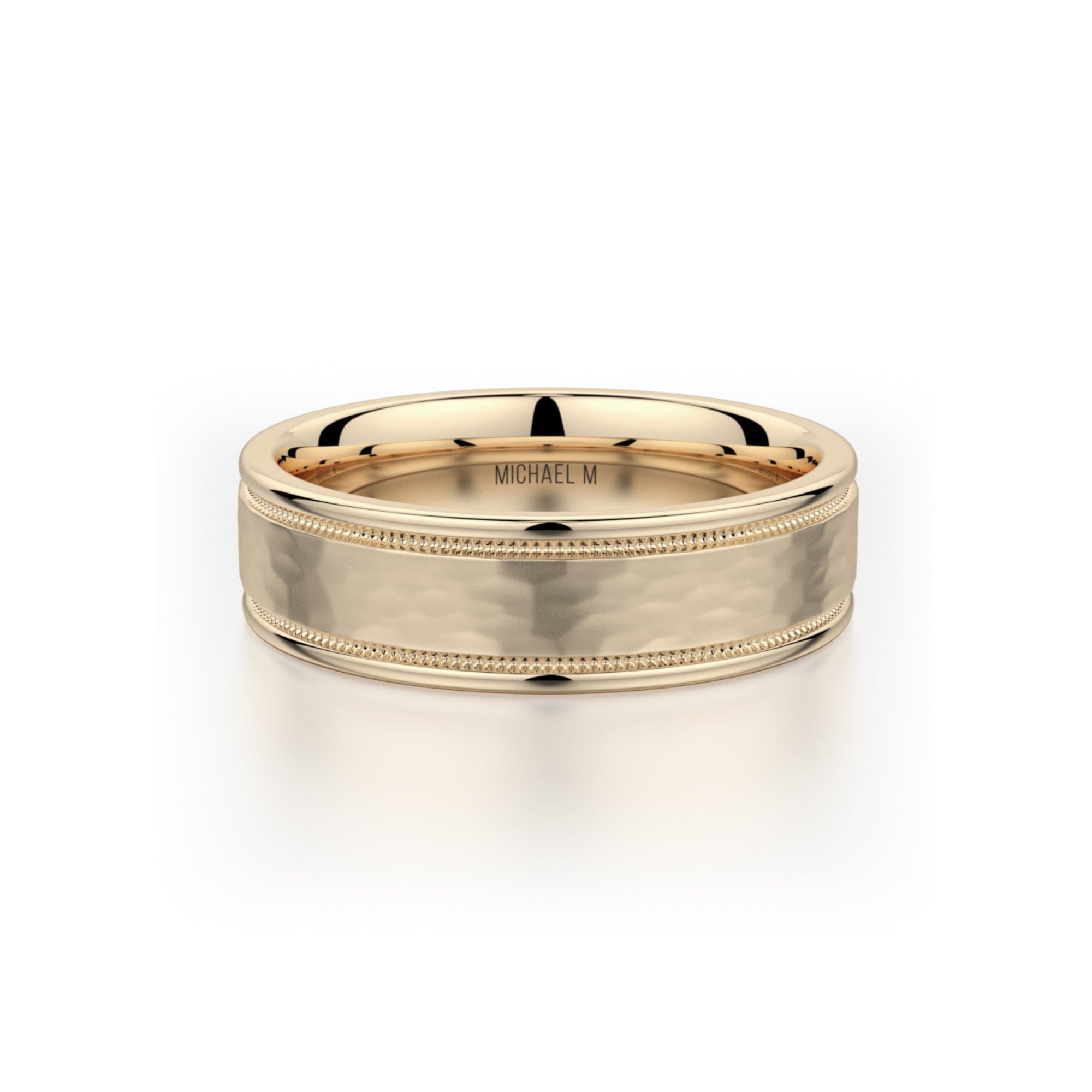 MICHAEL M Men's 14K Yellow Gold / 7 Men's Band MB102 MB-102YG14K