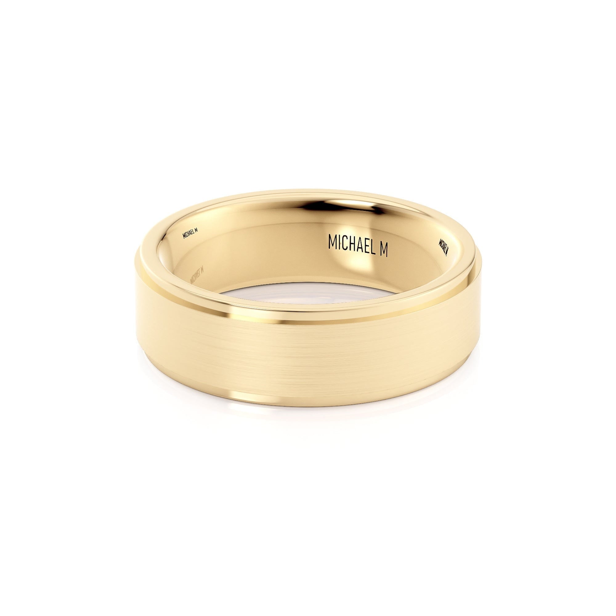 MICHAEL M Men's 14K Yellow Gold / 7 Men's Band MB103