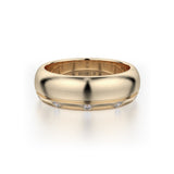 MICHAEL M Men's 14K Yellow Gold / 7 Men's Band MB105 MB-105YG14K