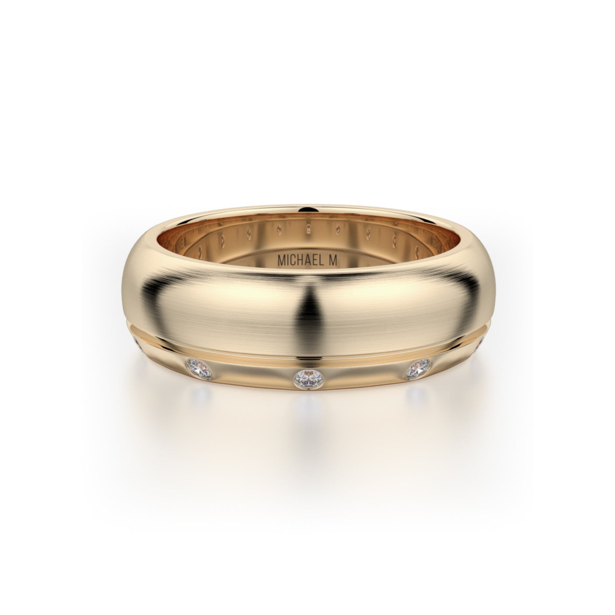 MICHAEL M Men's 14K Yellow Gold / 7 Men's Band MB105 MB-105YG14K