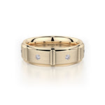 MICHAEL M Men's 14K Yellow Gold / 7 Men's Band MB107 MB-107YG14K