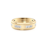 MICHAEL M Men's 14K Yellow Gold / 7 Men's Band MB118