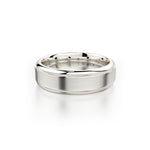 MICHAEL M Men's 18K White Gold / 7 Men's Band MB101 MB-101WG