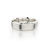 MICHAEL M Men's 18K White Gold / 7 Men's Band MB101 MB-101WG