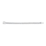 MICHAEL M Men's 6.5mm Silver Men's Cuban Chain Bracelet