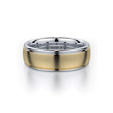 MICHAEL M Men's Men's Band MB106 Two-Tone