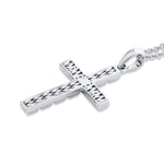 MICHAEL M Men's Mens Block Cross Pendant
