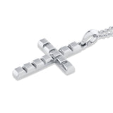 MICHAEL M Men's Mens Block Cross Pendant