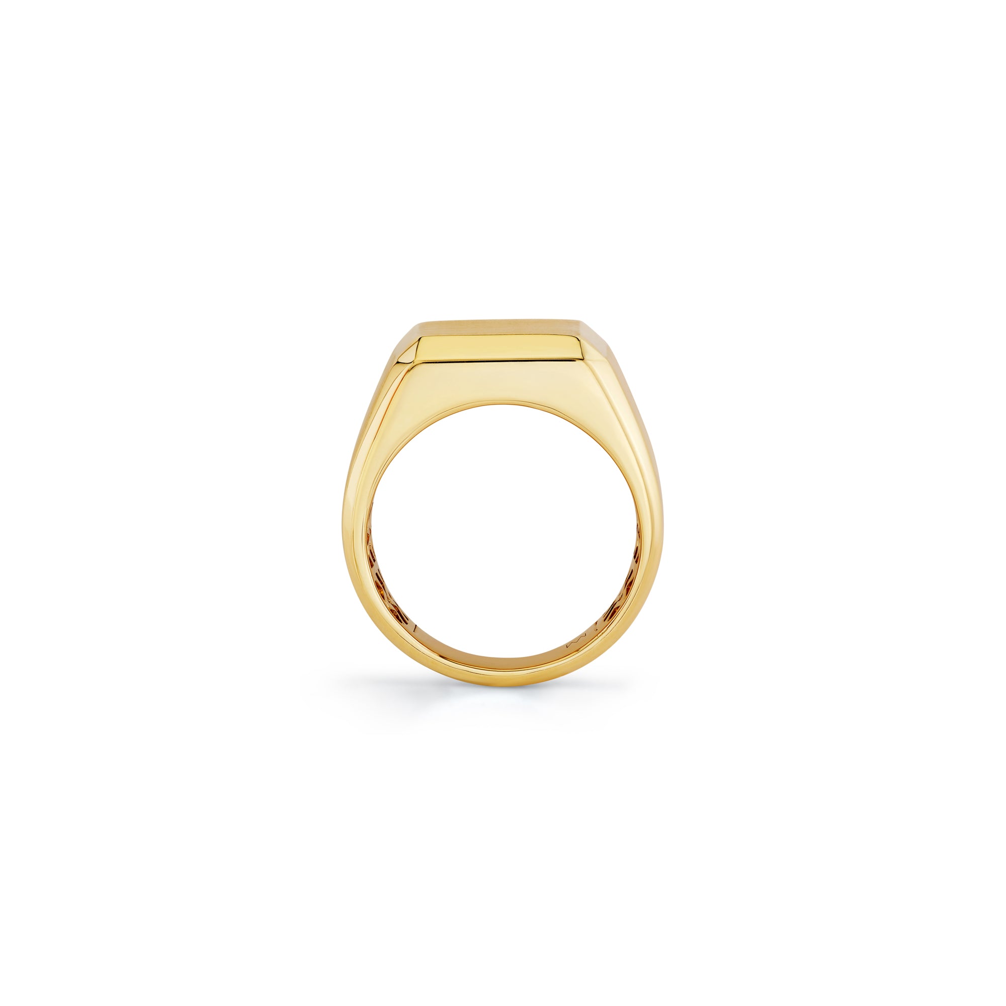 MICHAEL M Men's Mens Block Signet Ring