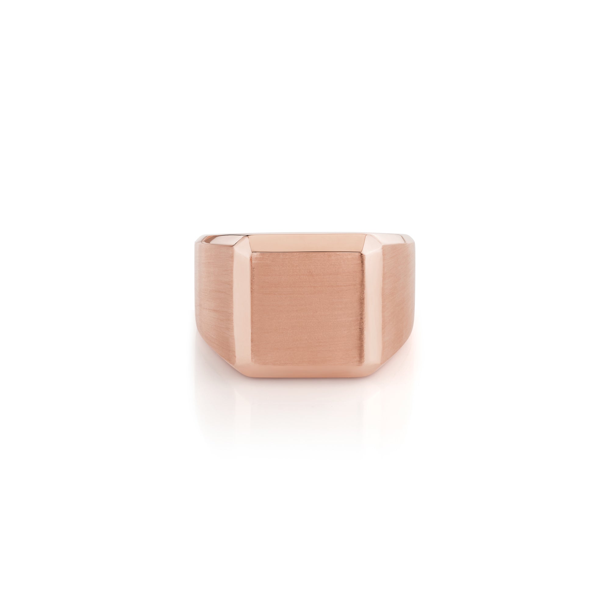 MICHAEL M Men's Mens Block Signet Ring