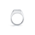 MICHAEL M Men's Mens Pinky Signet Ring with Pave