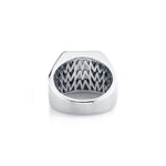 MICHAEL M Men's Mens Pinky Signet Ring with Pave