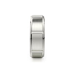MICHAEL M Men's Platinum / 7 Men's Band MB108 MB-108P