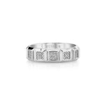 MICHAEL M Men's Platinum / 7 Men's Band MB120PV