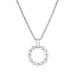 MICHAEL M Necklaces 14K White Gold Large Cloud Pendant P384