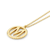 MICHAEL M Necklaces Tetra Initial Medallion