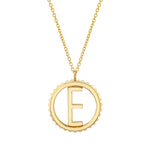 MICHAEL M Necklaces Tetra Initial Medallion