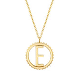 MICHAEL M Necklaces Tetra Initial Medallion