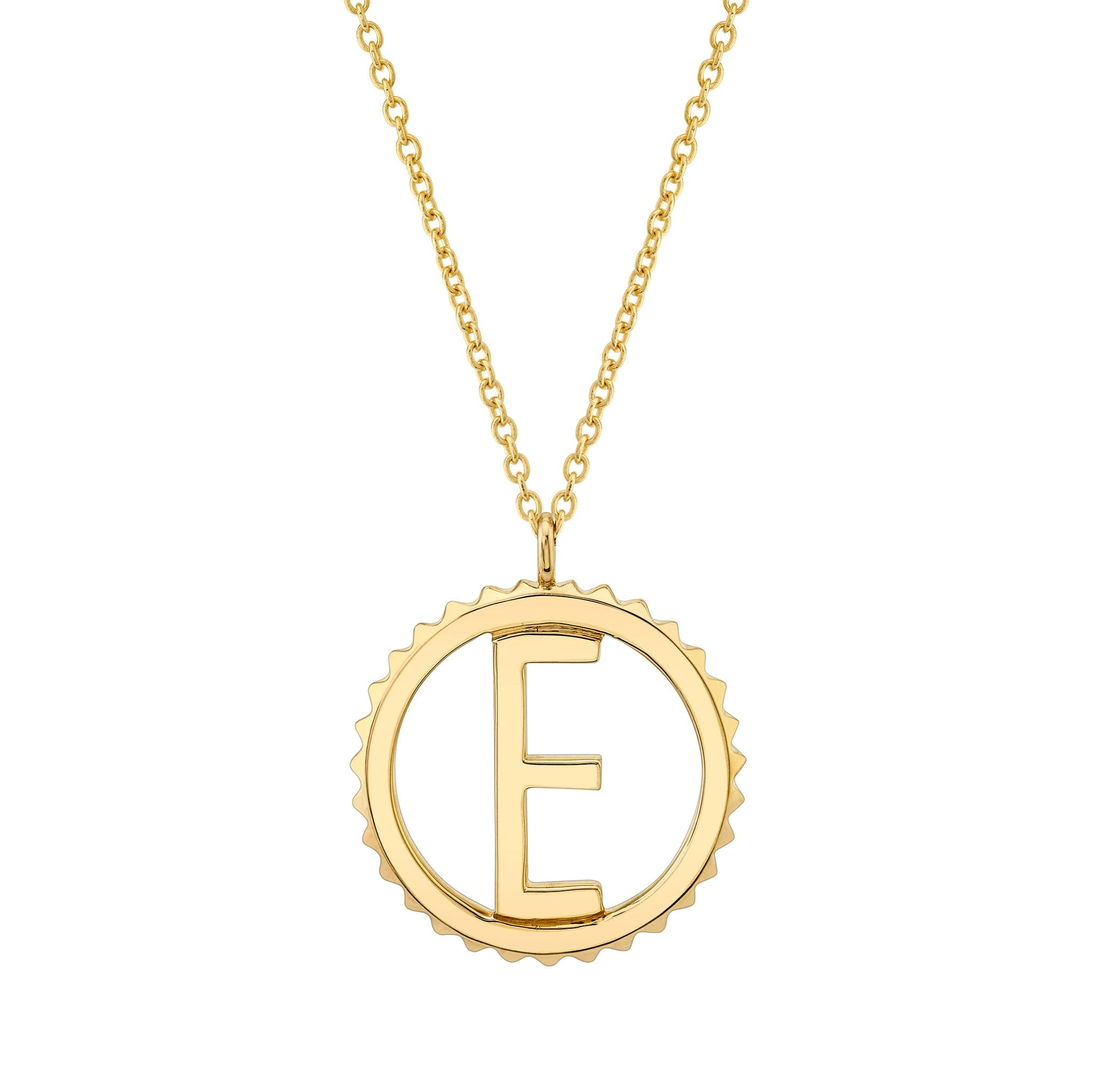 MICHAEL M Necklaces Tetra Initial Medallion