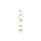 MICHAEL M Rings 14k Yellow Gold / White Chroma Extruded Bezel Ring F483