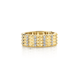 MICHAEL M Rings Men's Tetra Diamond Band