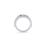 MICHAEL M Rings Montage Diamond Row Tension Band