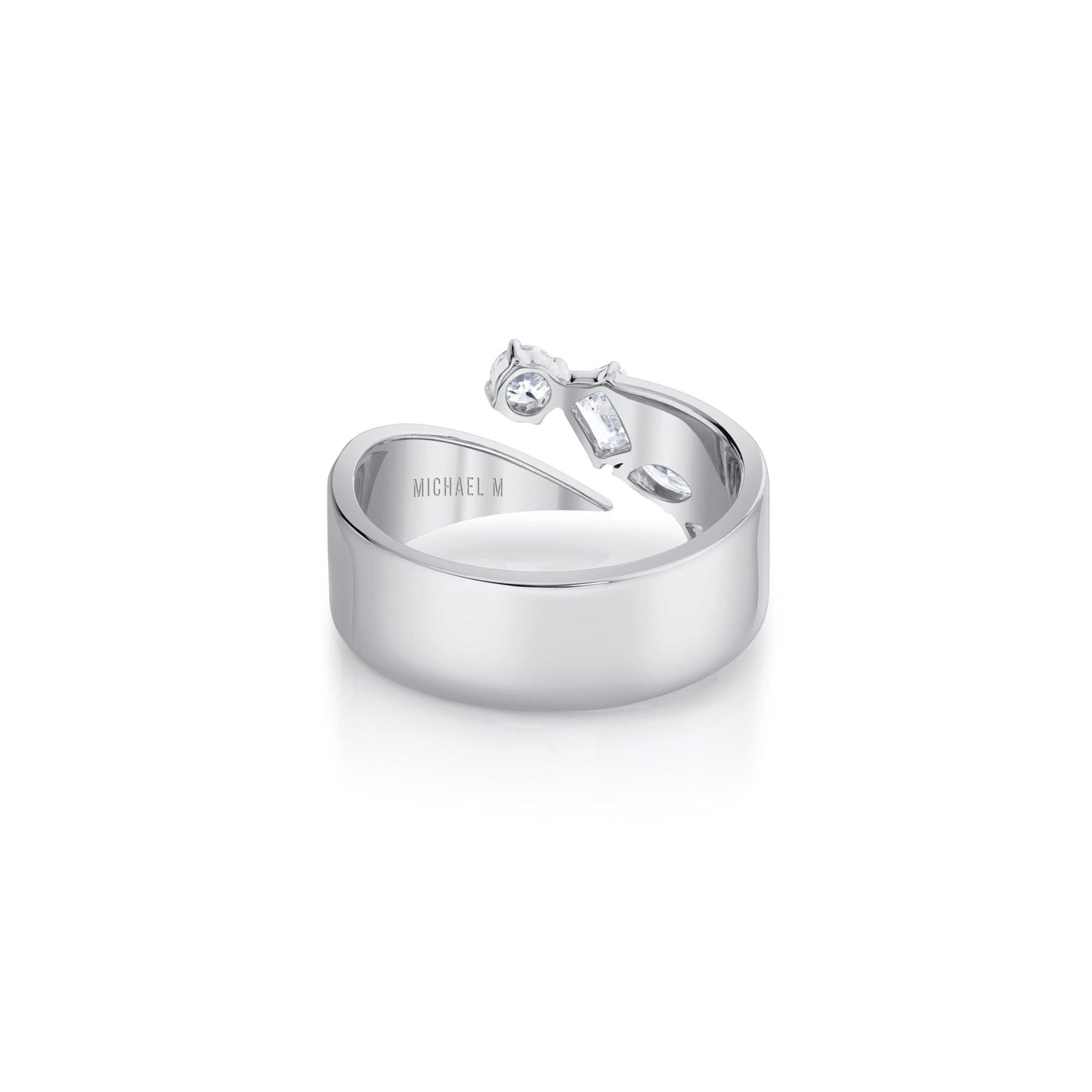 MICHAEL M Rings Montage Diamond Split Band
