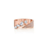 MICHAEL M Rings Montage Diamond Split Band With Pave