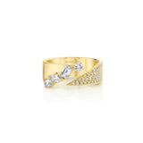 MICHAEL M Rings Montage Diamond Split Band With Pave