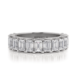 MICHAEL M Wedding Bands 18K White Gold Wedding Band R904B R904B-WG