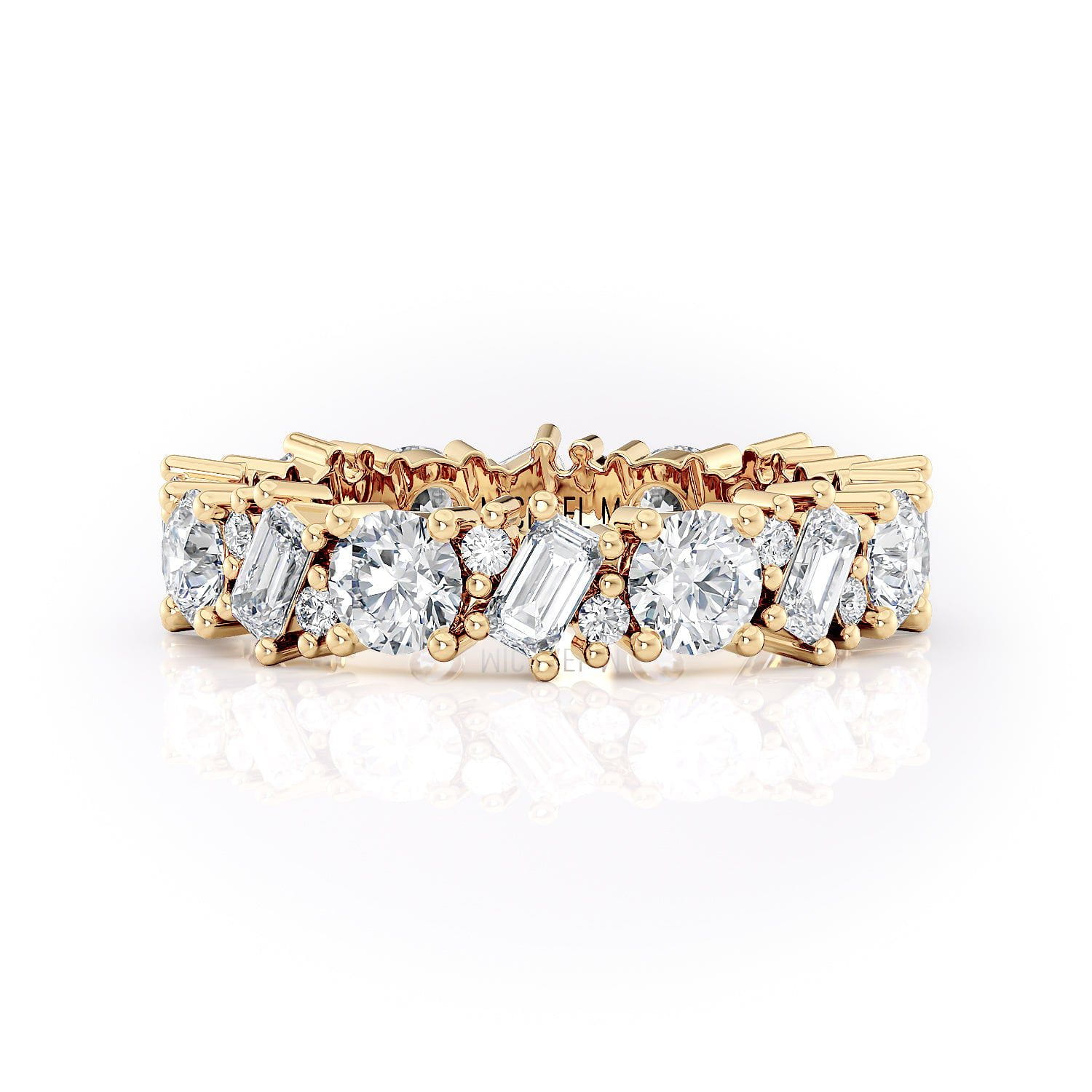 MICHAEL M Wedding Bands Crown Band B333