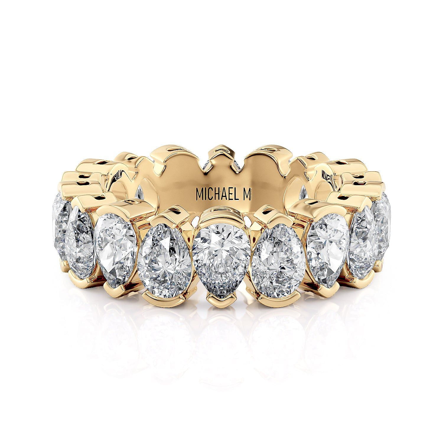 MICHAEL M Wedding Bands Crown Band B336